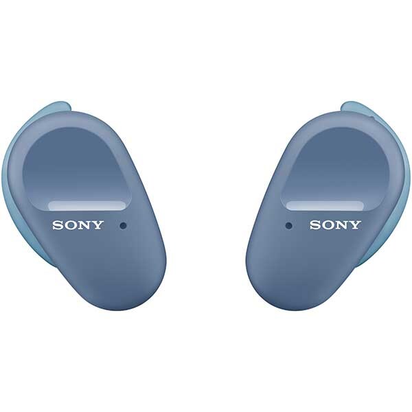 Casti SONY WF-SP800N, True Wireless, Bluetooth, In-Ear, Microfon, EXTRA Bass, Noise Cancelling, albastru