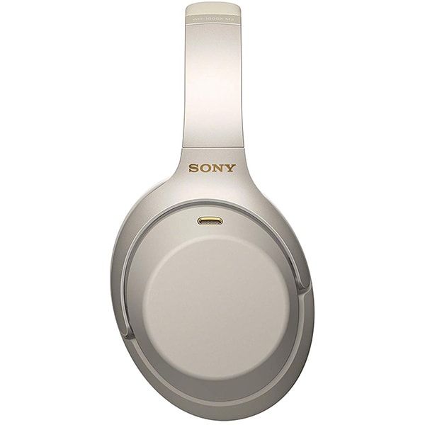 Casti SONY WH-1000XM3S, Bluetooth, NFC, On-Ear, Microfon, Noise Cancelling, argintiu