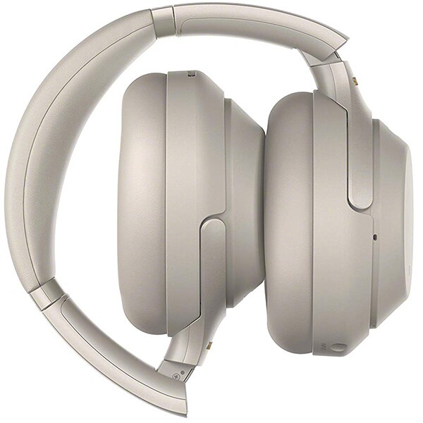 Casti SONY WH-1000XM3S, Bluetooth, NFC, On-Ear, Microfon, Noise Cancelling, argintiu
