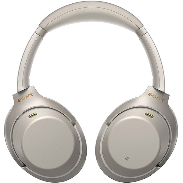 Casti SONY WH-1000XM3S, Bluetooth, NFC, On-Ear, Microfon, Noise Cancelling, argintiu