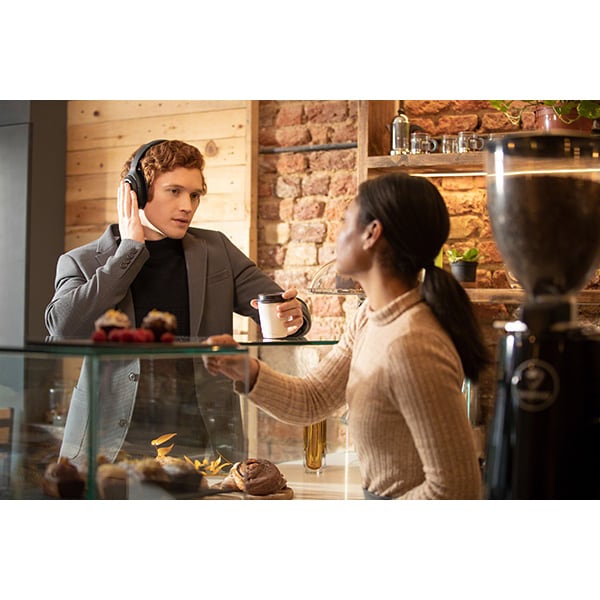 Casti SONY WH-1000XM4, Bluetooth, NFC, Over-Ear, Microfon, Noise Cancelling, negru