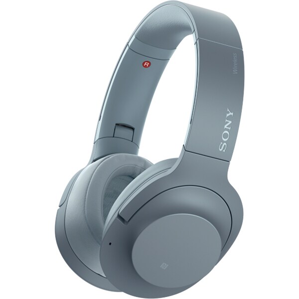 Casti SONY WHH900NL, Bluetooth, NFC, On-Ear, Microfon, Noise Cancelling, Hi-Res, albastru