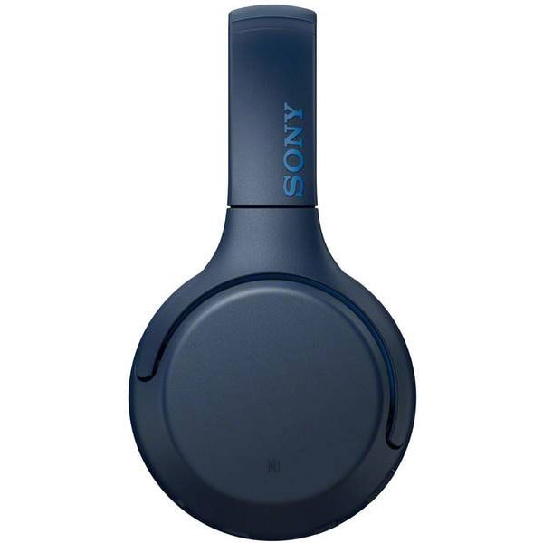 Casti SONY WH-XB700, Bluetooth, NFC, On-Ear, Microfon, albastru
