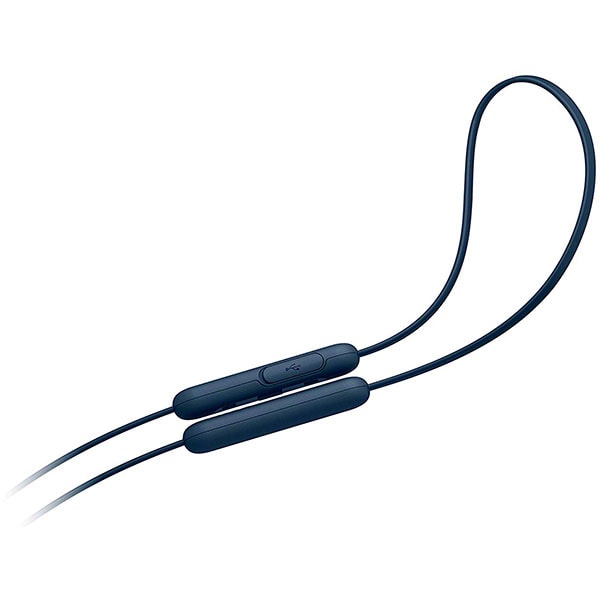 Casti SONY WI-XB400, Bluetooth, In-Ear, Microfon, Extra Bass, albastru