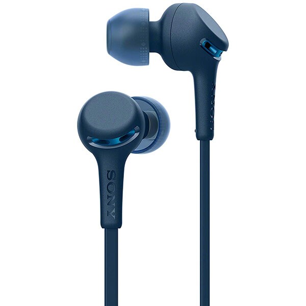 Casti SONY WI-XB400, Bluetooth, In-Ear, Microfon, Extra Bass, albastru