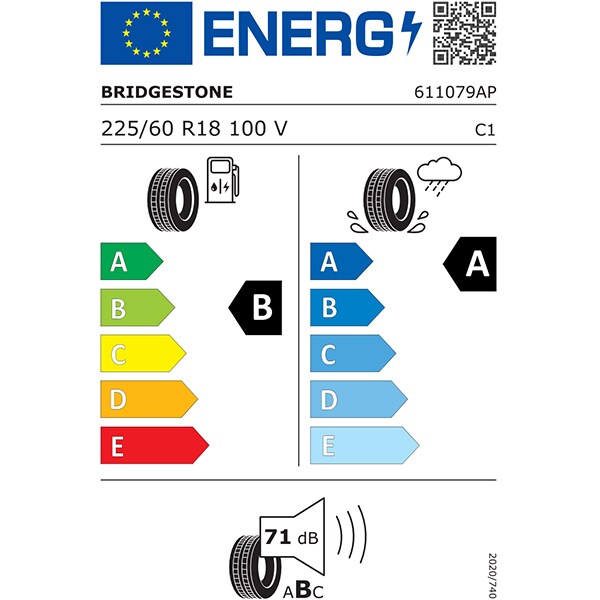 Anvelopa vara BRIDGESTONE Turanza T005 225/60R18 100V