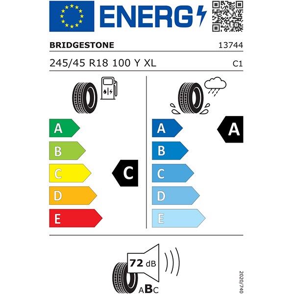 Anvelopa vara BRIDGESTONE Turanza T005 245/45R18 100Y