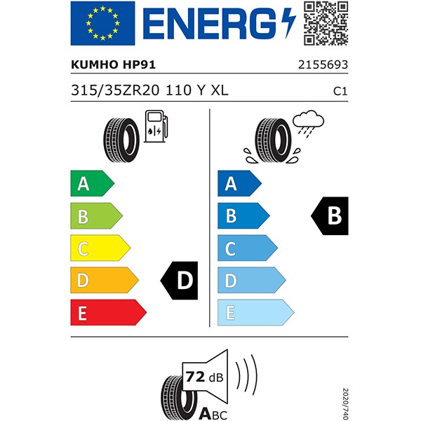 Anvelopa vara KUMHO Crugen HP91 315/35R20 110Y