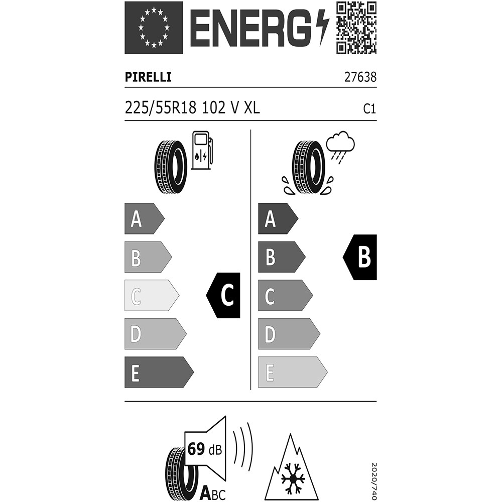 Anvelopa iarna PIRELLI Winter Sottozero 3 225/55R18 102V XL (AO)