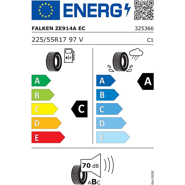 Anvelopa vara FALKEN Ziex ZE914A Ecorun 225/55R17 97V