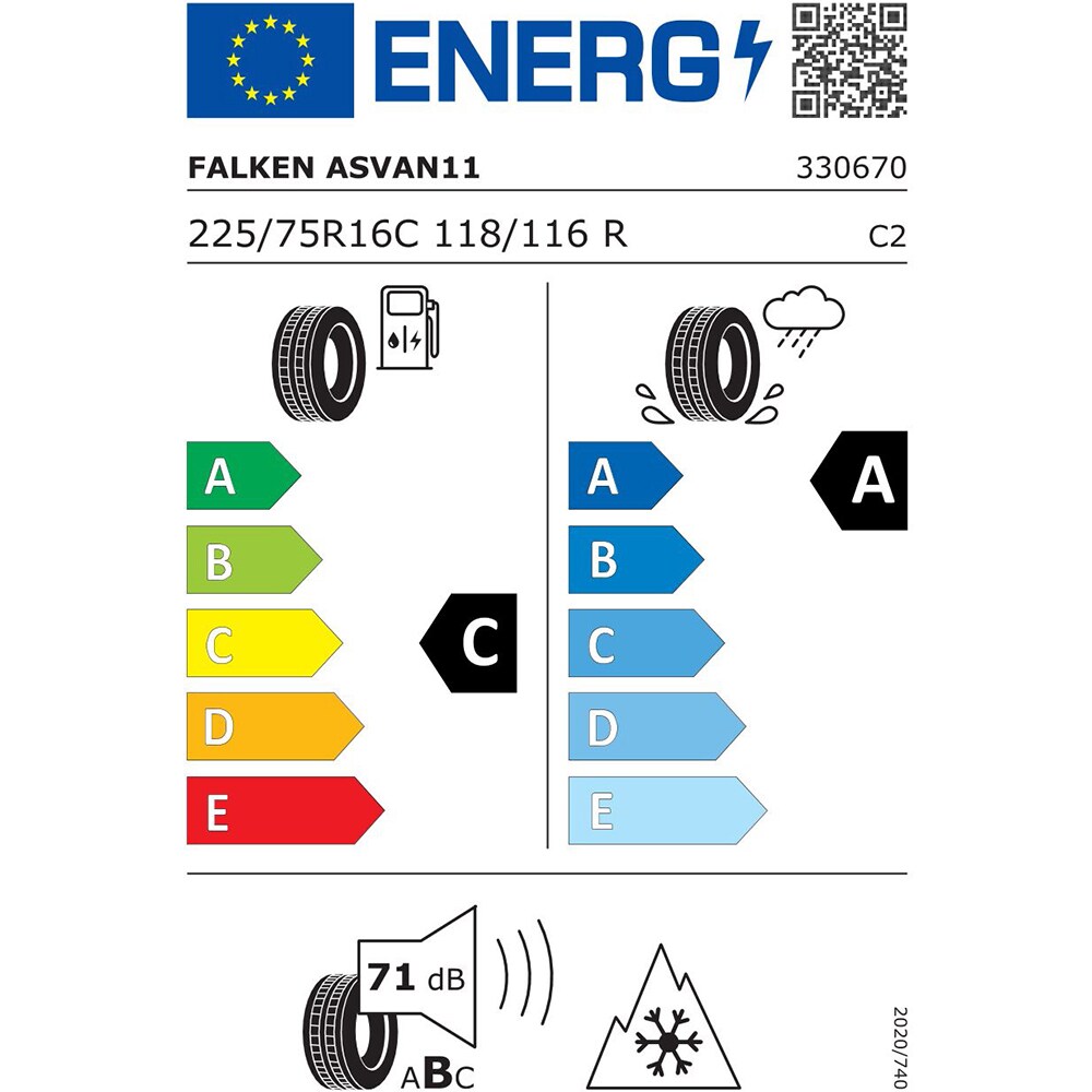 Anvelopa all season FALKEN EuroAll Season Van11 225/75R16C 118/116R