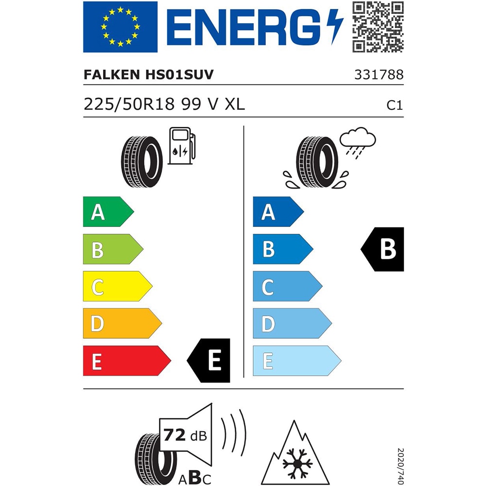Anvelopa iarna FALKEN Eurowinter HS01 SUV 225/50R18 99V XL