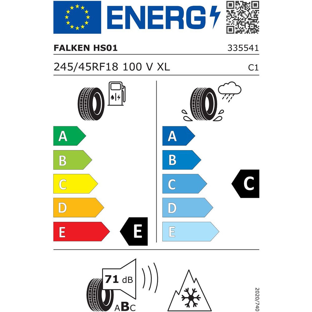 Anvelopa iarna FALKEN Eurowinter HS01 245/45R18 100V
