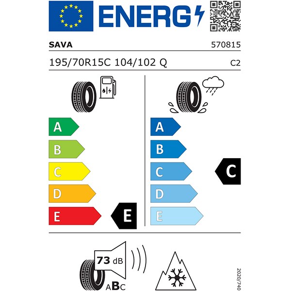 Anvelopa iarna SAVA Trenta MS 195/70R15C 104/102Q