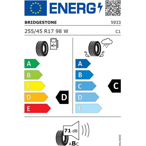 Anvelopa vara BRIDGESTONE Potenza S001 255/45R17 98W