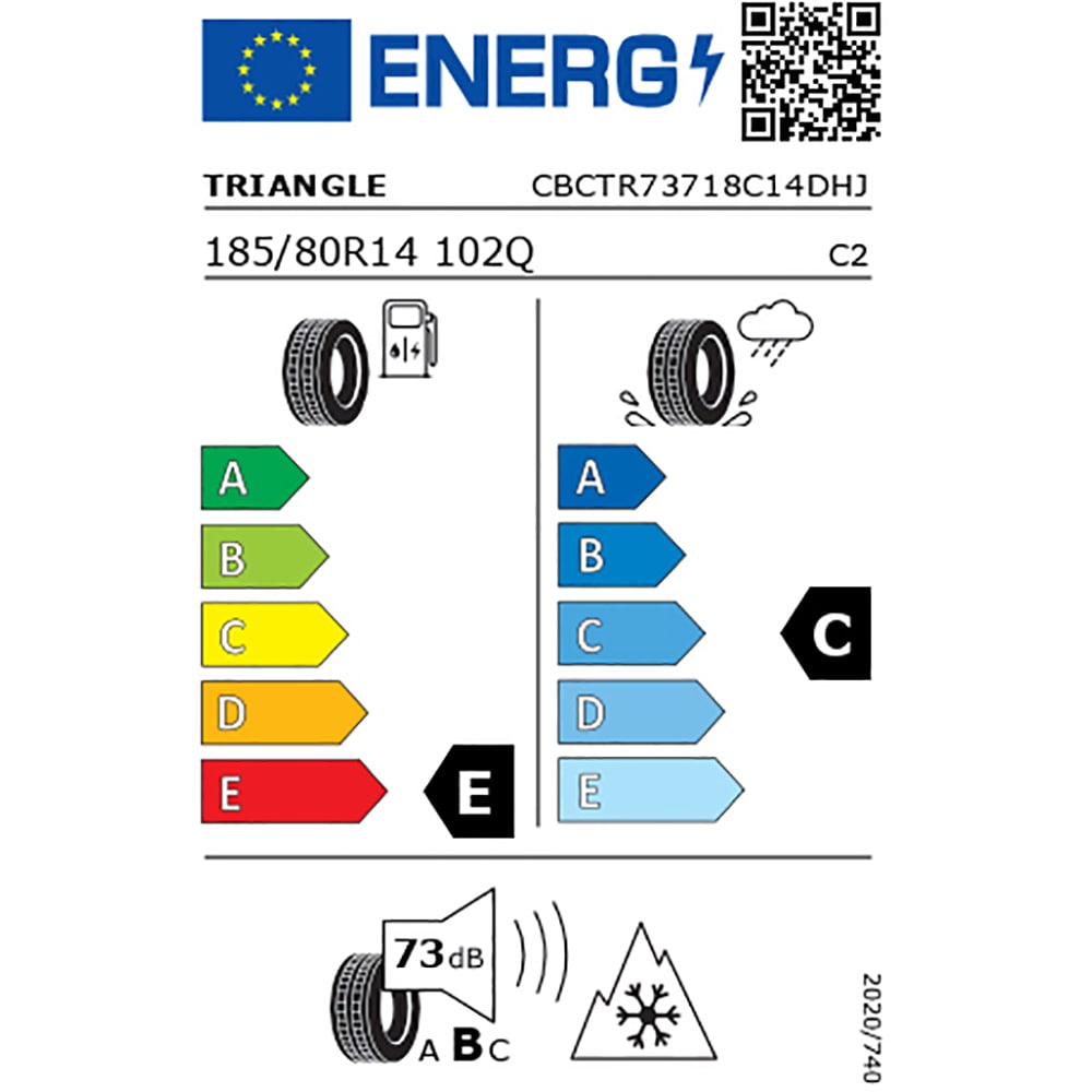 Anvelopa iarna TRIANGLE TR737 185R14C 102/100Q