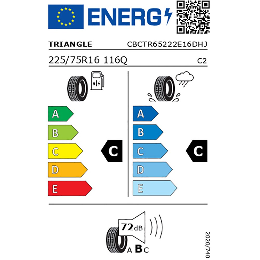 Anvelopa vara TRIANGLE Mileage Plus TR652 225/75R16C 116/114Q