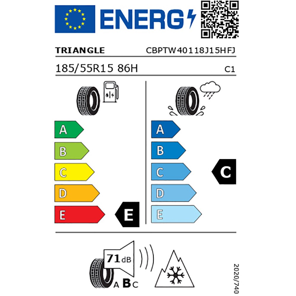 Anvelopa iarna TRIANGLE WinterX TW401 185/55R15 86H XL