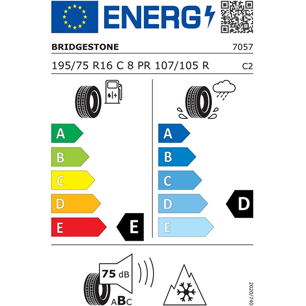 Anvelopa iarna BRIDGESTONE Blizzak W995 195/75R16C 107/105R
