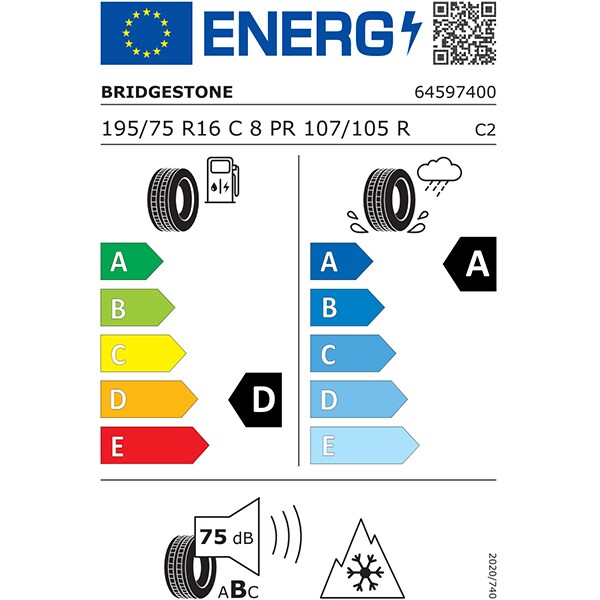 Anvelopa iarna BRIDGESTONE Blizzak W810 195/75R16C 107/105R