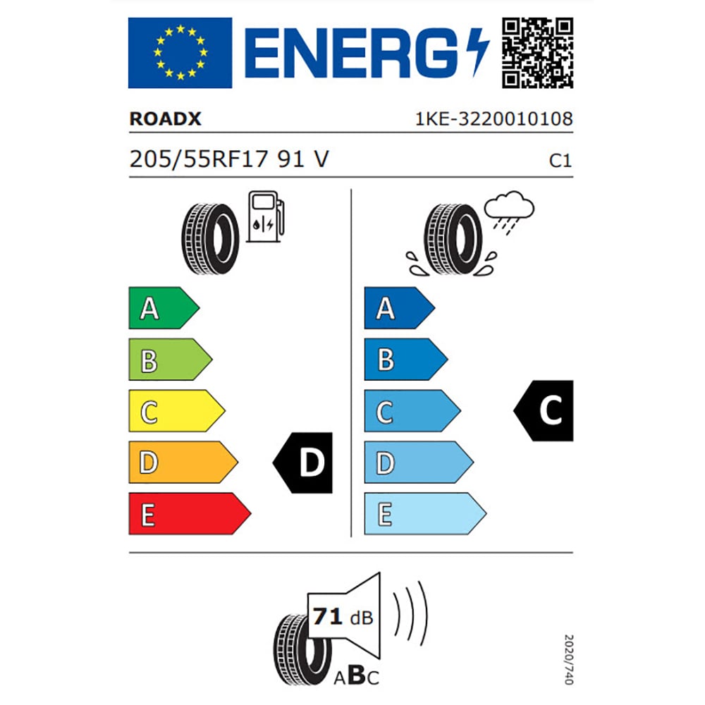 Anvelopa vara ROADX RxMotion U11 205/55RF17 91V RF