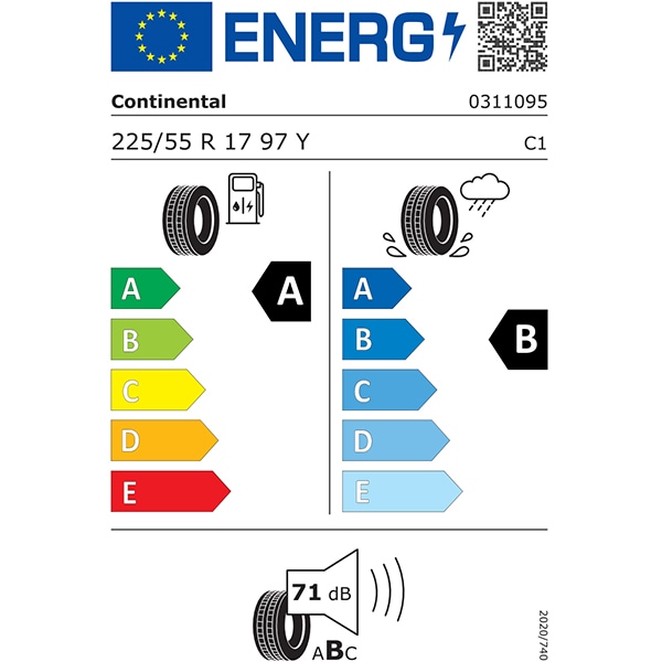 Anvelopa vara CONTINENTAL EcoContact 6 225/55 R17 97Y
