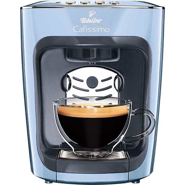 Espressor TCHIBO Cafissimo mini, 0.65l, 1500W, 15 bar, Misty Blue
