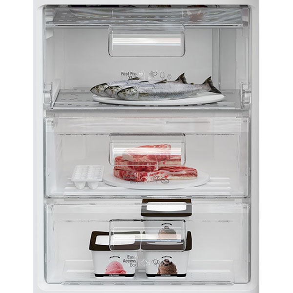Combina frigorifica ARCTIC AK60320M30MT, 300 l, H 185.1 cm, Clasa F, argintiu