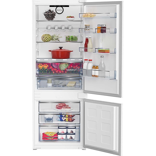 Combina frigorifica incorporabila BEKO BCNE400E40SN, No Frost, 370 l, H 194 cm, Clasa E