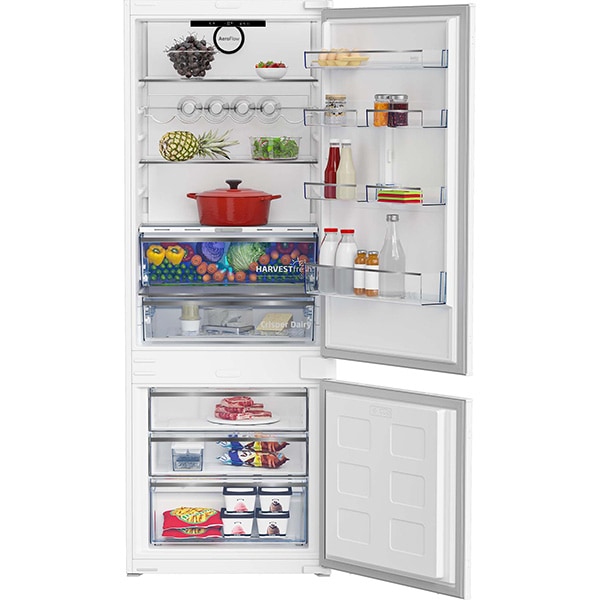 Combina frigorifica incorporabila BEKO BCNE400E40SN, No Frost, 370 l, H 194 cm, Clasa E