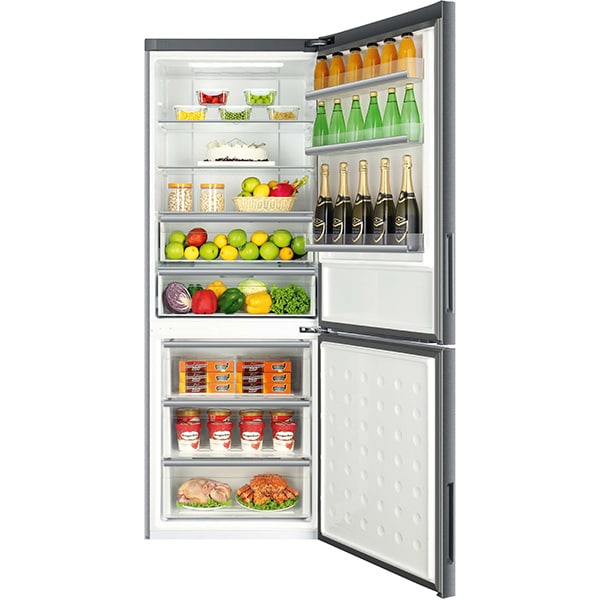 Combina frigorifica HAIER C3FE844CGJ, No Frost, 459 l, H 190 cm, Clasa D, argintiu