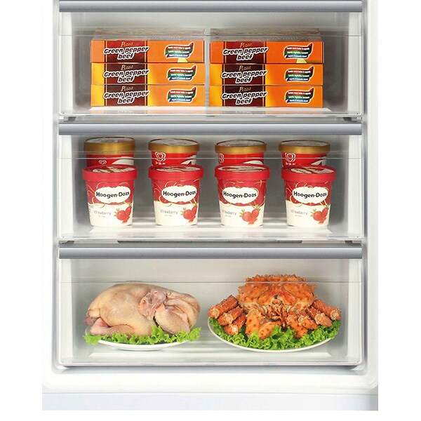 Combina frigorifica HAIER C3FE844CGJ, No Frost, 459 l, H 190 cm, Clasa D, argintiu