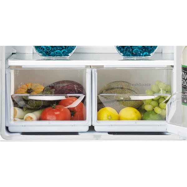 Combina frigorifica INDESIT CAA 55, Low Frost, 235 l, H 174 cm, Clasa F, alb