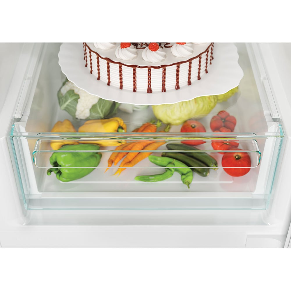 Combina frigorifica CANDY CCE3T618FS, No Frost, 342 l, H 185 cm, Clasa F, argintiu