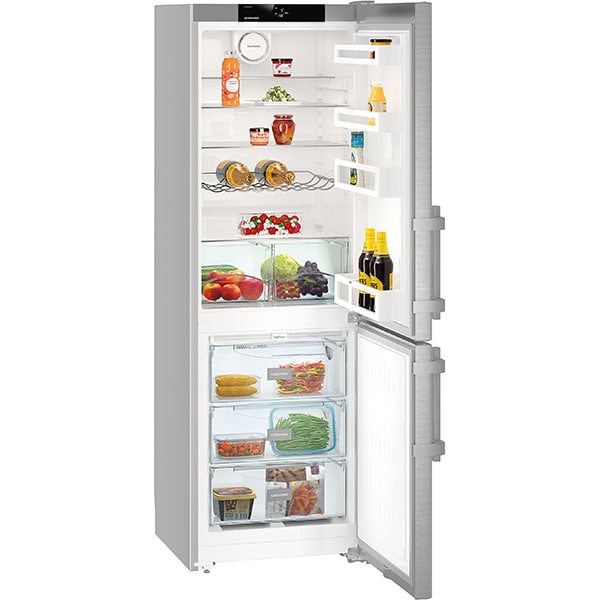 Combina frigorifica LIEBHERR CNef 3515, No Frost, 317 l, H 181.7 cm, Clasa E, inox