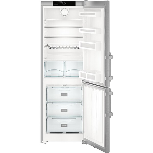 Combina frigorifica LIEBHERR CNef 3515, No Frost, 317 l, H 181.7 cm, Clasa E, inox