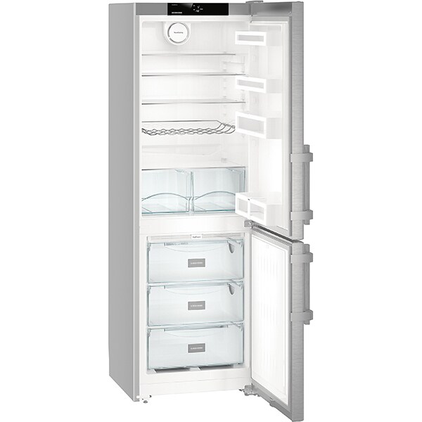 Combina frigorifica LIEBHERR CNef 3515, No Frost, 317 l, H 181.7 cm, Clasa E, inox