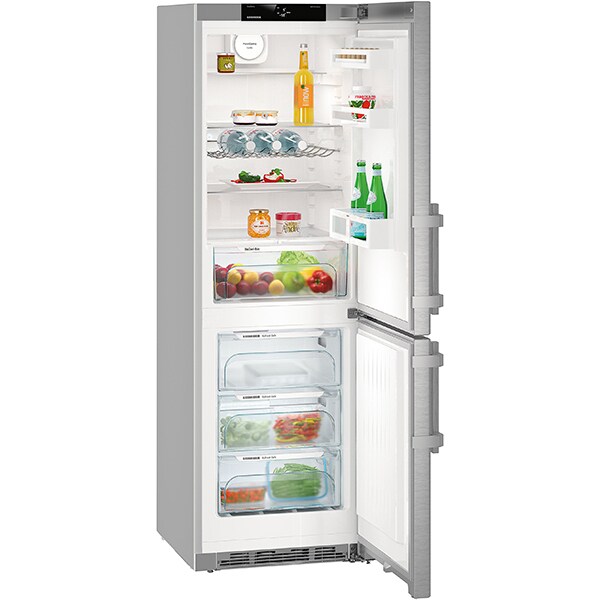 Combina frigorifica LIEBHERR CNef 4335, No Frost, 321 l, H 185 cm, Clasa D, inox