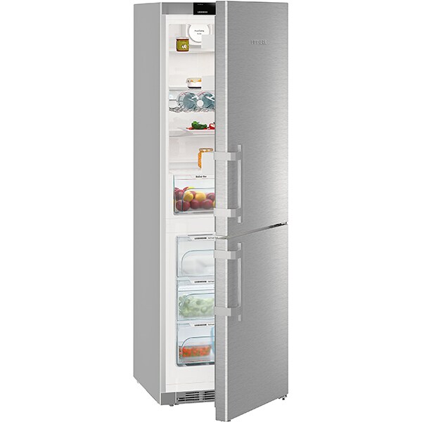 Combina frigorifica LIEBHERR CNef 4335, No Frost, 321 l, H 185 cm, Clasa D, inox