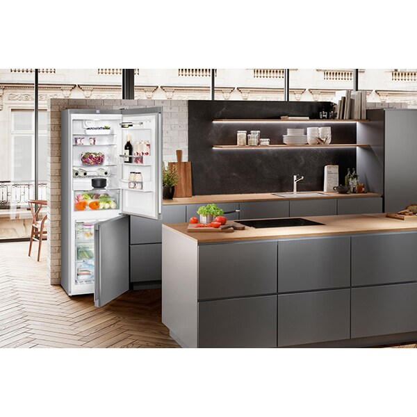 Combina frigorifica LIEBHERR CNel 4313, NoFrost, 310 l, H 186.1 cm, Clasa E, inox