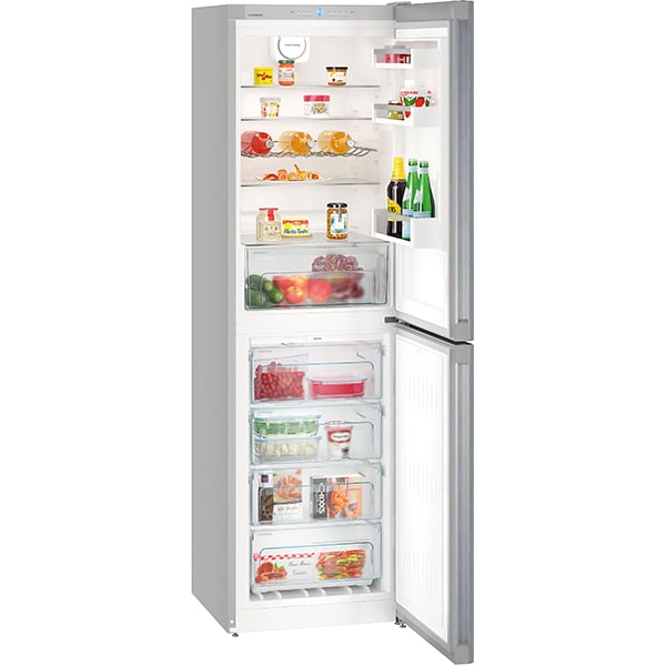 Combina frigorifica LIEBHERR CNel 4713, No Frost, 334 l, H 201.1 cm, Clasa E, argintiu