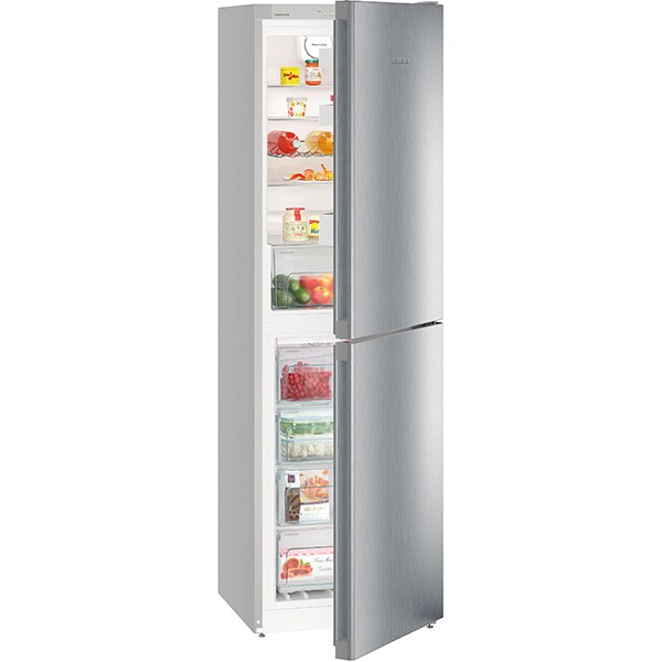 Combina frigorifica LIEBHERR CNel 4713, No Frost, 334 l, H 201.1 cm, Clasa E, argintiu