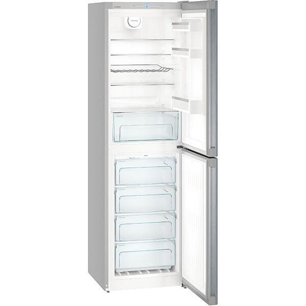 Combina frigorifica LIEBHERR CNel 4713, No Frost, 334 l, H 201.1 cm, Clasa E, argintiu