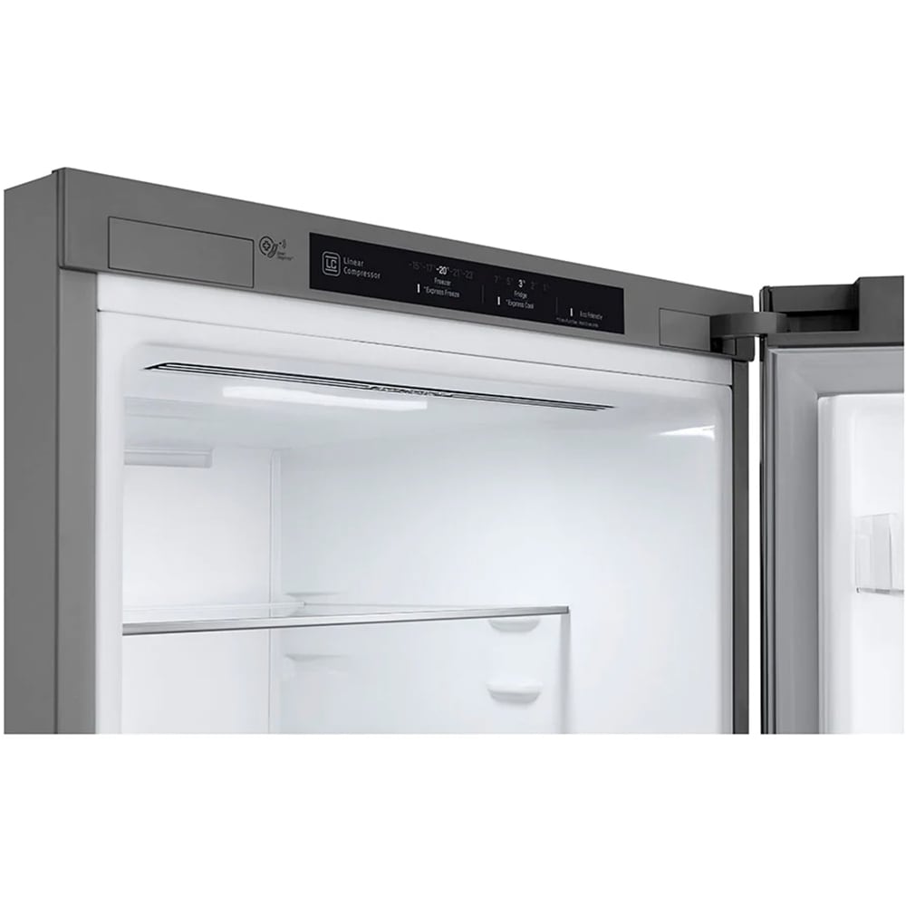 Combina frigorifica LG GBB72MCEFN, No Frost, 384 l, H 203 cm, Clasa D, Smart Diagnosis, negru