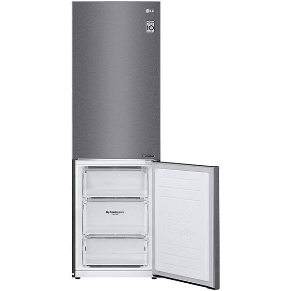 Combina frigorifica LG GBP31DSLZN, No Frost, 341 l, H 186 cm, Clasa E, argintiu