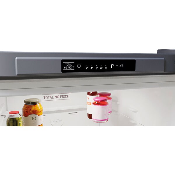 Combina frigorifica HOTPOINT HAFC8 TI21SX, Total No Frost, 335 l, H 191.2 cm, Clasa F, gri