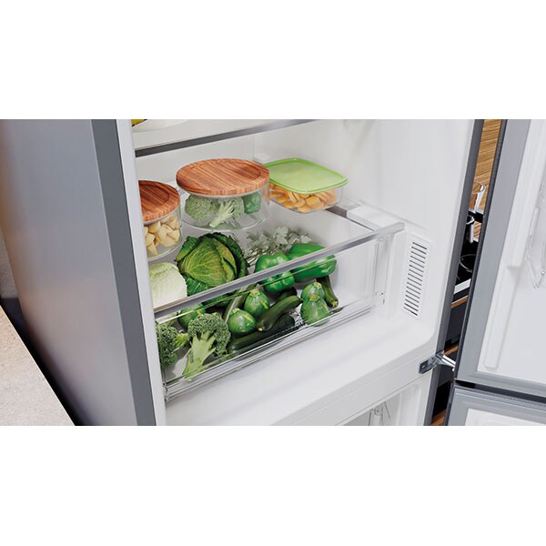 Combina frigorifica HOTPOINT HAFC8 TI21SX, Total No Frost, 335 l, H 191.2 cm, Clasa F, gri