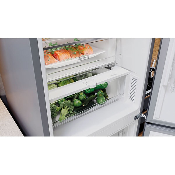 Combina frigorifica HOTPOINT HAFC8 TO32SX, Total No Frost, 335 l, H 191.2 cm, Clasa E, gri