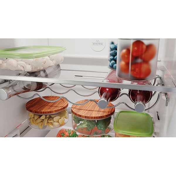 Combina frigorifica HOTPOINT HAFC8 TO32SX, Total No Frost, 335 l, H 191.2 cm, Clasa E, gri