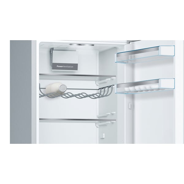 Combina frigorifica BOSCH KGE36ALCA, Low Frost, 308 l, H 186 cm, Clasa C, argintiu
